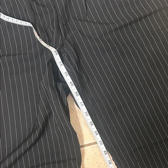 NWT Pinstripe High Waisted Trousers, Size L. - Picture 5 of 6
